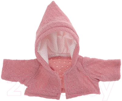 Набор аксессуаров для куклы Antonio Juan Куртка розовая с капюшоном, платье, трусики / 91033-31