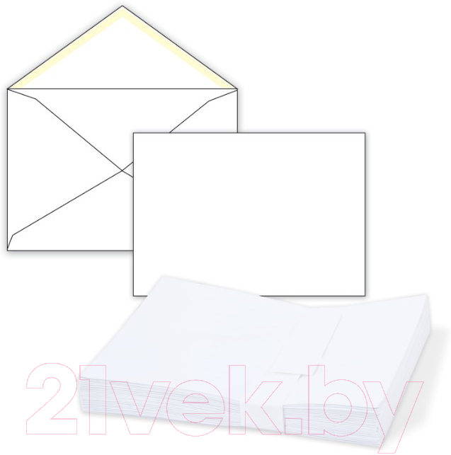 Набор конвертов почтовых Ряжская печатная фабрика С5 / ш/к-71342