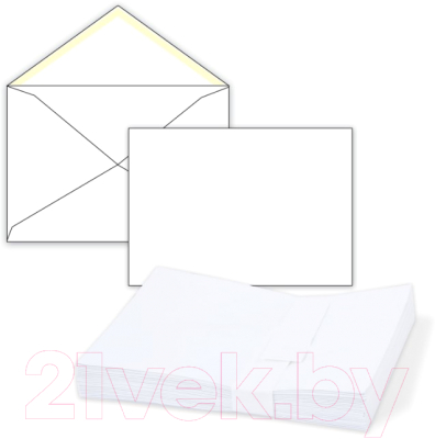 Набор конвертов почтовых Ряжская печатная фабрика С5 / ш/к-71342 (1000шт)