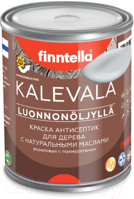 Краска Finntella Kalevala Матовая Pikkukivi / F-13-1-1-FL048 (900мл, светло-серый)