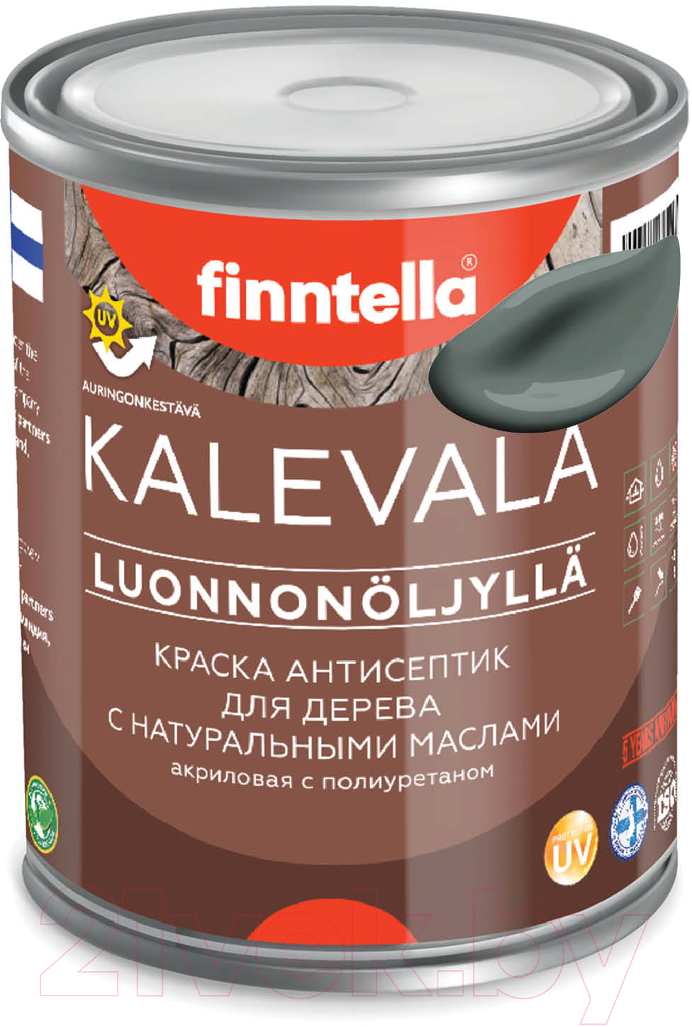 Краска Finntella Kalevala Матовая Salvia / F-13-1-1-FL051