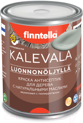 Краска Finntella Kalevala Матовая Poly / F-13-1-1-FL053 (900мл, серо-зеленый)
