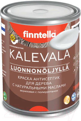 Краска Finntella Kalevala Матовая Platinum / F-13-1-1-FL064 (900мл, бело-серый)