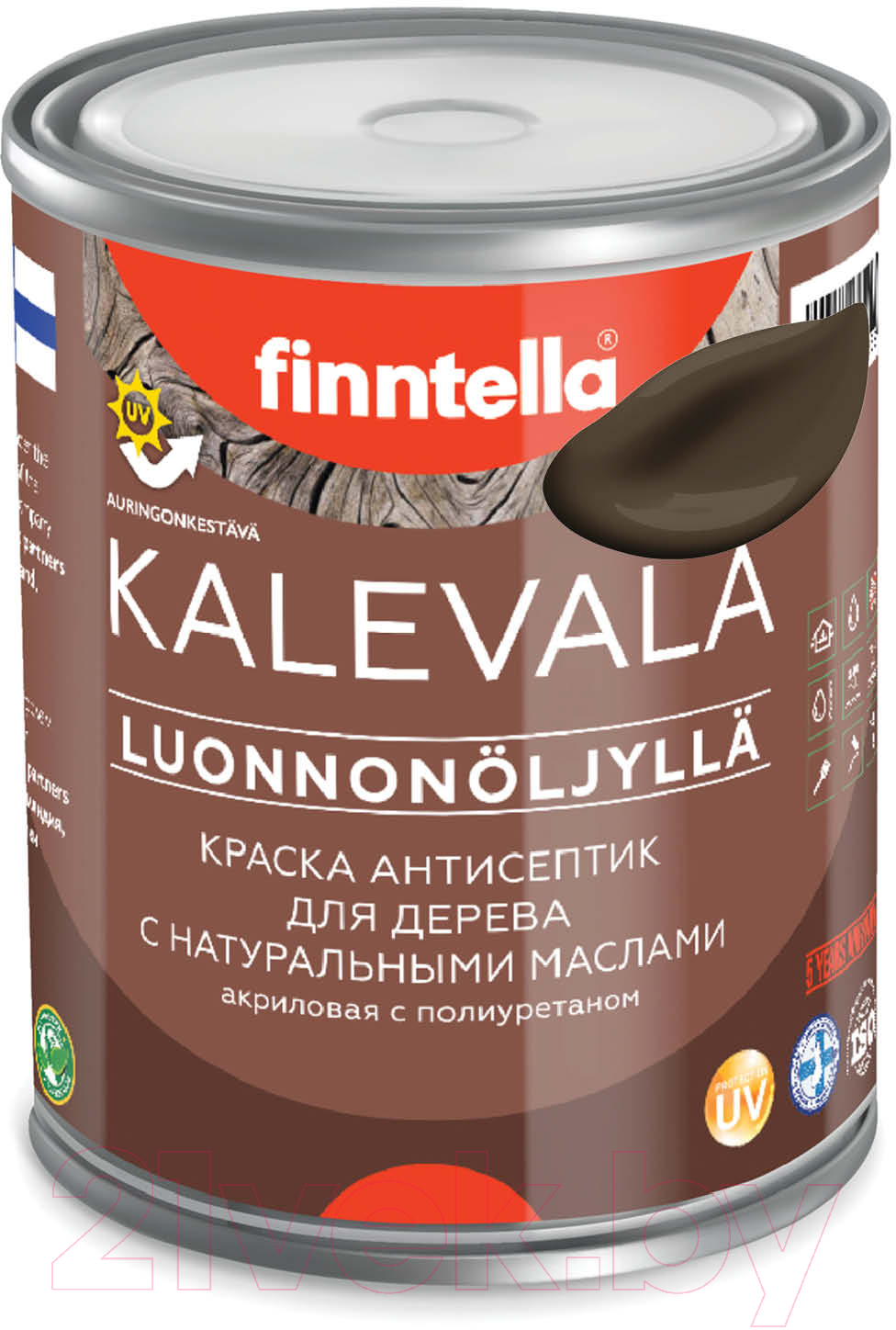 Краска Finntella Kalevala Матовая Suklaa / F-13-1-1-FL072