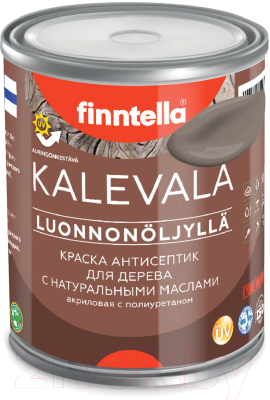 Краска Finntella Kalevala Матовая Maitosuklaa / F-13-1-1-FL074 (900мл, коричневый)