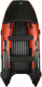 Надувная лодка GLADIATOR E420PRO нднд (красный/черный) - 