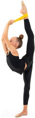Скакалка для художественной гимнастики Grace Dance 4446809 (3м, желтый)