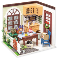 

Кукольный домик Robotime, Летняя столовая Mrs. Charlie's Dining Room / DGM09