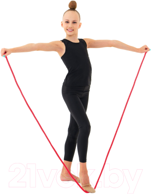 Скакалка для художественной гимнастики Grace Dance 4446808 (3м, красный)
