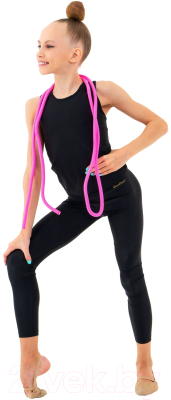 Скакалка для художественной гимнастики Grace Dance 4446810 (3м, неон розовый)