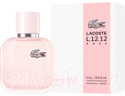 Туалетная вода Lacoste Eau De Lacoste L.12.12 Rose Eau Fraiche (35мл)