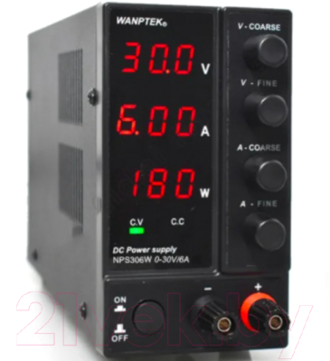 Изображение товара Лабораторный блок питания Wanptek NPS1203W для подключения и тестирования устройств