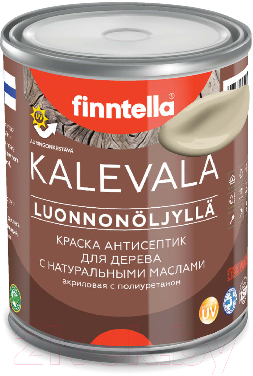 Краска Finntella Kalevala Матовая Kevyt Savi / F-13-1-1-FL099