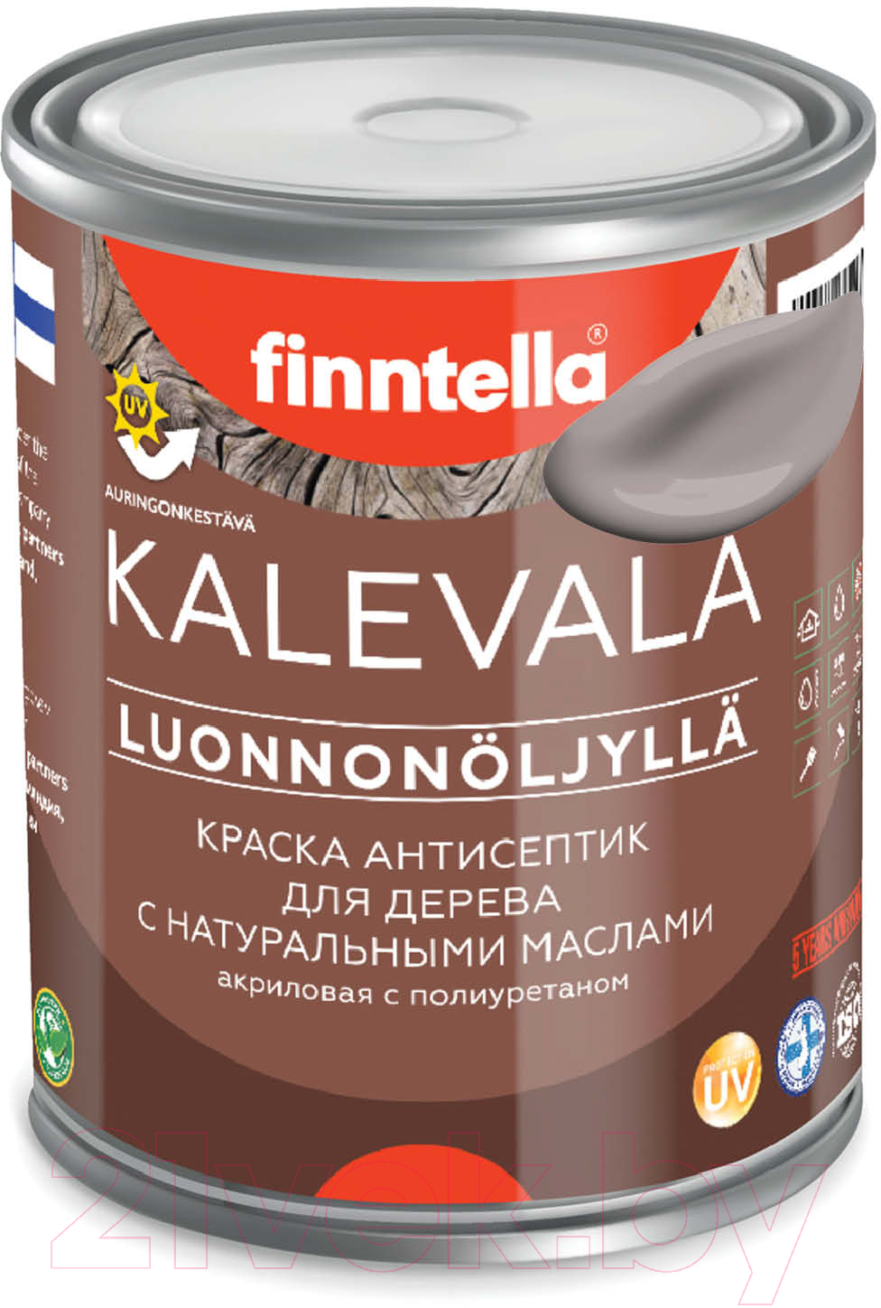 Краска Finntella Kalevala Матовая Violetti Usva / F-13-1-1-FL106