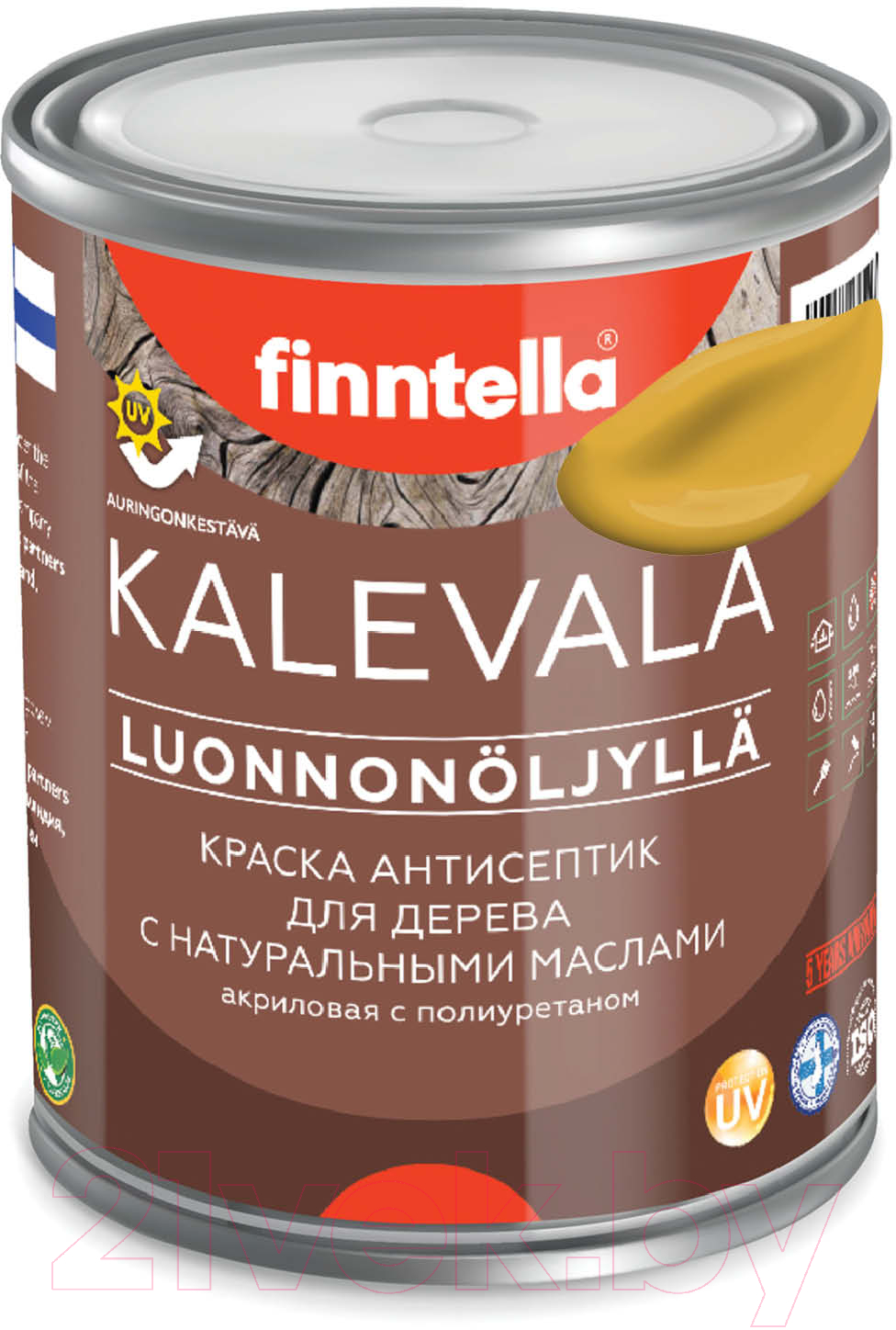 Краска Finntella Kalevala Матовая Okra / F-13-1-1-FL113