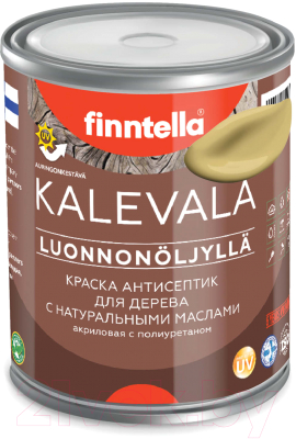Краска Finntella Kalevala Матовая Syksy / F-13-1-1-FL117 (900мл, приглушенный желтый)