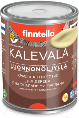 Краска Finntella Kalevala Матовая Hirssi / F-13-1-1-FL118 (900мл, пастельно-желтый)
