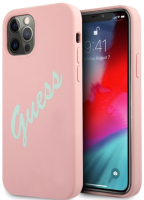 

Чехол-накладка Guess, Liquid Silicone для iPhone 12/12 Pro / GUHCP12MLSVSPG