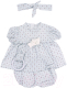 Набор аксессуаров для куклы Antonio Juan Платье, трусики, повязка, прорезыватель / 91152-4 - 
