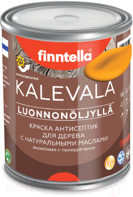 Краска Finntella Kalevala Матовая Liekki / F-13-1-1-FL127 (900мл, пламенный желтый)