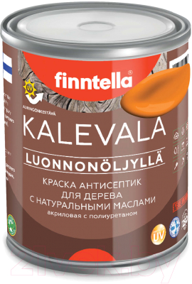 Краска Finntella Kalevala Матовая Sahrami / F-13-1-1-FL128 (900мл, шафрановый)