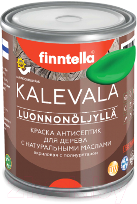 Краска Finntella Kalevala Матовая Niitty / F-13-1-1-FL131 (900мл, луговой зеленый)