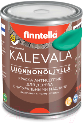 Краска Finntella Kalevala Матовая Smaragdi / F-13-1-1-FL132 (900мл, изумрудный)