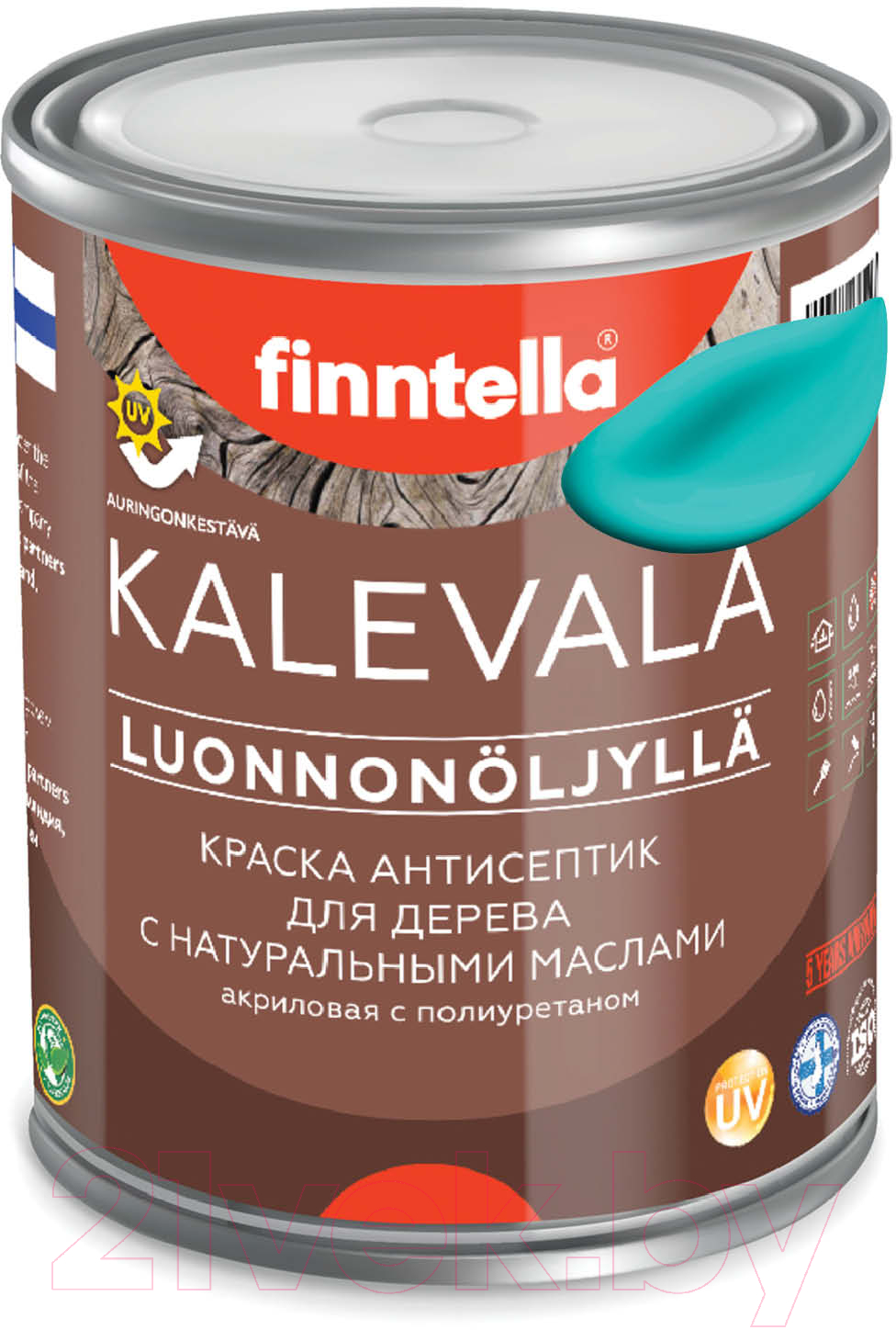 Краска Finntella Kalevala Матовая Akvamariini / F-13-1-1-FL133