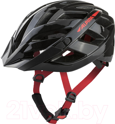 Защитный шлем Alpina Sports Panoma 2.0 Black-Red Gloss / A9724-34 (р-р 56-59)