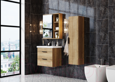 Шкаф с зеркалом для ванной Onika Легран 50.00У (205022)