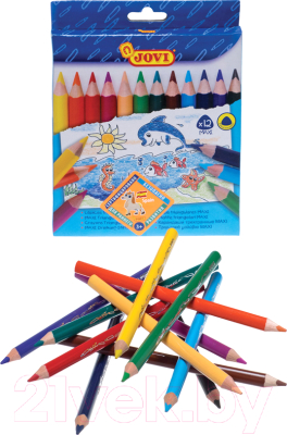 Изображение товара Набор цветных карандашей Jovi Maxi / с (12цв)