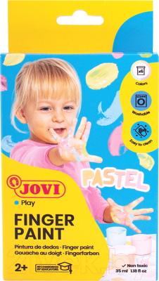 Пальчиковые краски Jovi 540P  (6цв)