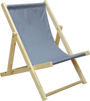 Кресло-шезлонг складное КомфортПром 86х75х90см / 11114054 (серый) - 