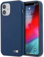 

Чехол-накладка CG-Mobile, BMW Liquid Silicone Metal Logo для iPhone 12 Mini / BMHCP12SMSIL