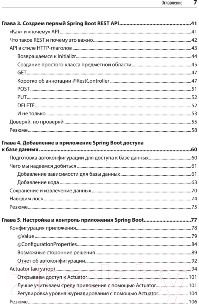 Книга Питер Spring Boot по-быстрому