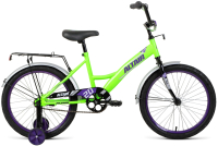 Детский велосипед Forward Altair Kids 20 2022 / IBK22AL20041 (ярко-зеленый/фиолетовый) - 