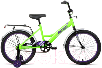 Детский велосипед Forward Altair Kids 20 2022 / IBK22AL20041 (ярко-зеленый/фиолетовый)