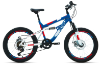 Детский велосипед Forward Altair MTB FS 20 D 2022 / RBK22AL20048 (синий/красный) - 