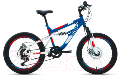Детский велосипед Altair Altair MTB FS 20 D 2022 / RBK22AL20048 (синий/красный)