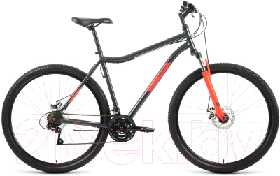 Велосипед Forward Altair MTB HT 29 2.0 D 2022 / RBK22AL29181 (темно-серый/красный)