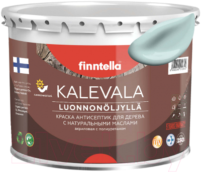 Краска Finntella Kalevala Матовая Aamu / F-13-1-3-FL019 (2.7л, светло-голубой)