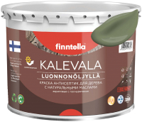 Краска Finntella Kalevala Матовая Oliivi / F-13-1-3-FL021 (2.7л, темно-зеленый) - 