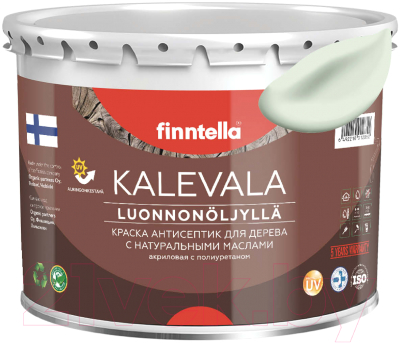 Краска Finntella Kalevala Матовая Kalpea / F-13-1-3-FL029 (2.7л, бледно-зеленый)