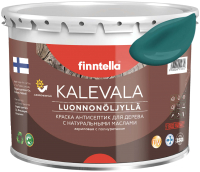 Краска Finntella Kalevala Матовая Malakiitti / F-13-1-3-FL035 (2.7л, темно-бирюзовый) - 