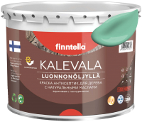 Краска Finntella Kalevala Матовая Viilea / F-13-1-3-FL037 (2.7л, светло-бирюзовый) - 
