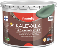 Краска Finntella Kalevala Матовая Naamiointi / F-13-1-3-FL041 (2.7л, зеленый хаки) - 