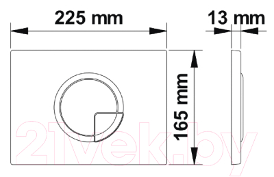 Унитаз подвесной с инсталляцией Ceramica Nova Rimless CN3001 + 040000 + R1 040021