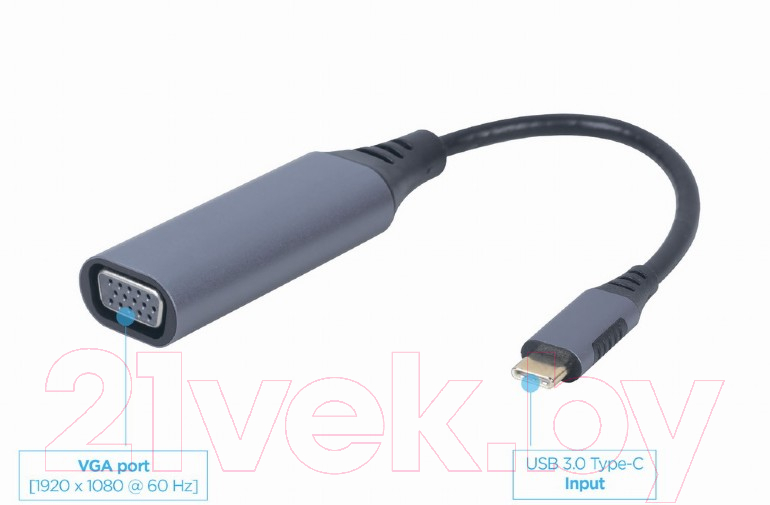 Кабель/переходник Gembird A-USB3C-VGA-01