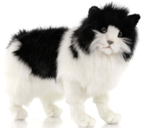 Мягкая игрушка Hansa Сreation Кошка черно-белая / 4221 (40см) - 