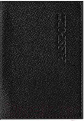 Обложка на паспорт OfficeSpace 254217 (черный)